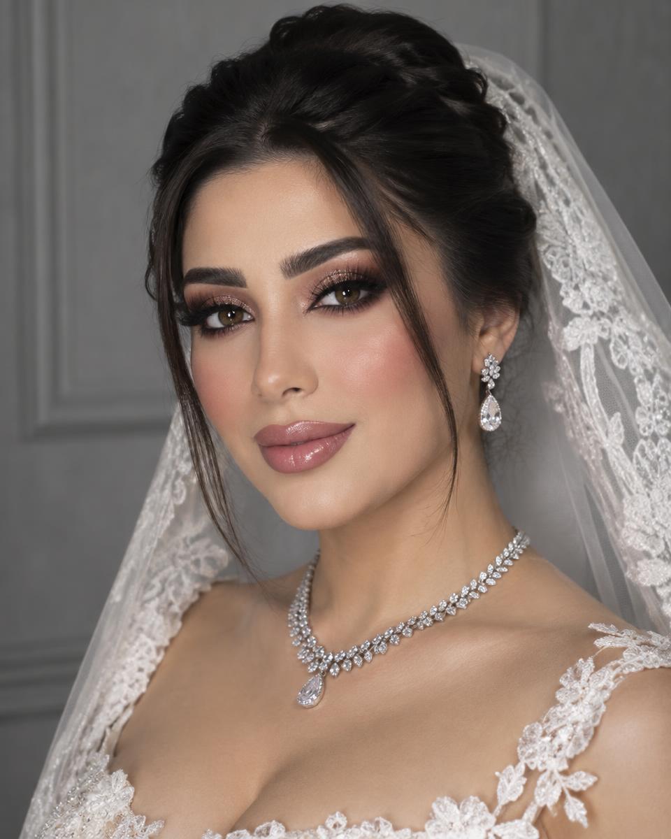 Bridal makeup look